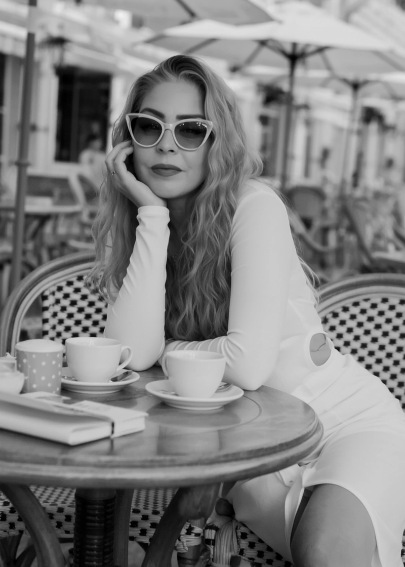 J Rose lifestyle portrait at a café